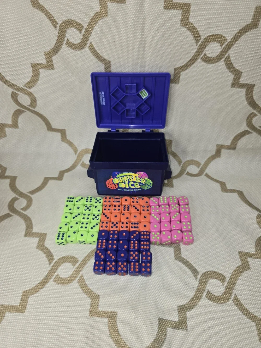 Dumpster Dice Board Game by Big Discoveries 80 Dice Family Game